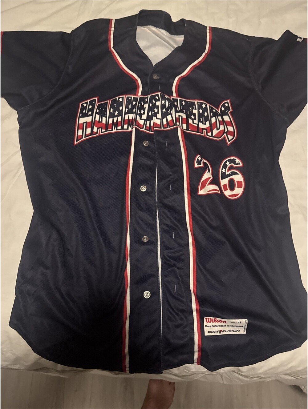 Hammerheads 26 Jersey Singed Size 48